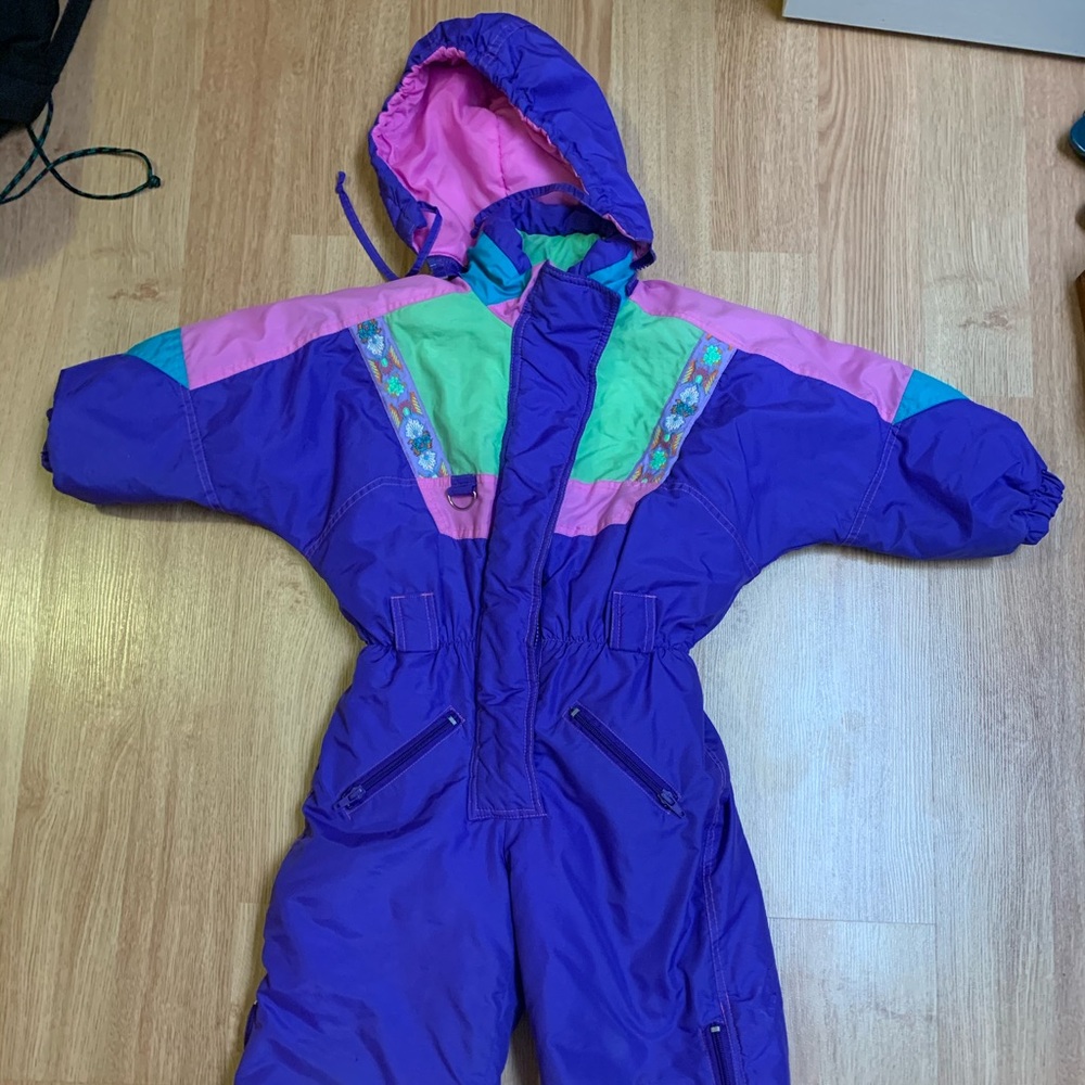 Vintage One piece snow suit!!